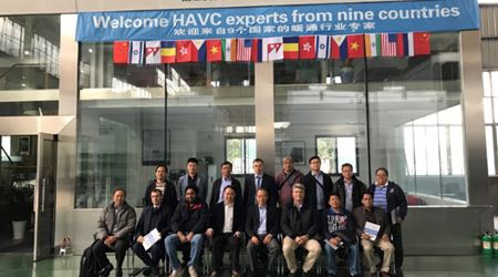 We warmly welcome HVAC industry experts from nine countries and regions to visit our company for inspection and exchange